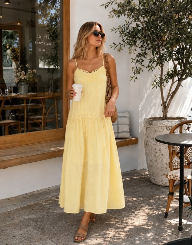 Esther & Co - Glynnis Dress - Primrose Yellow