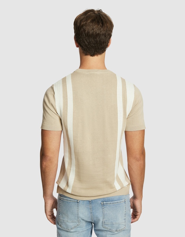 yd. - Teddy Stripe Knitted Tee