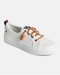 Sperry - Crest Vibe Platform Canvas White- Women's