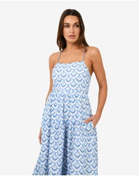 Forcast - Kela Embroidery Maxi Dress