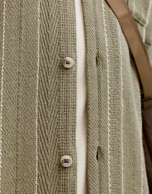 Jack & Jones - JJEBradley Striped Resort Shirt SS LN