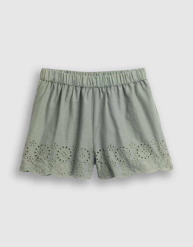 GAP - Polo Woven Eyelet Shorts - Babies-Kids