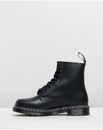 Dr Martens - Unisex 1460 White Stitch 8-Eye Boots