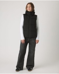 Decjuba Kids - Decjuba Hooded Puffer Vest - Teens