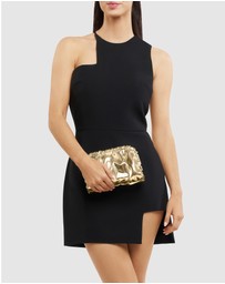 Olga Berg - Betty Metallic Clutch