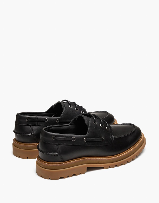 Aquila - Beam Leather Boat Shoes