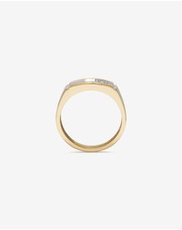 Michael Hill - Men's Ring with a Diamond in 10kt Yellow Gold