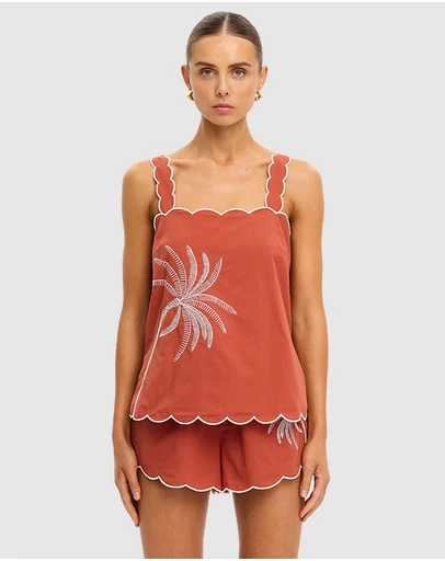 KIVARI - Amaya Back Tie Top