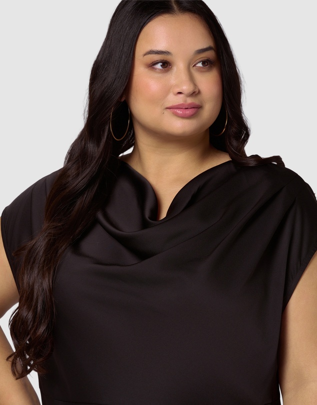Sunday In The City - Void Satin Maxi Dress