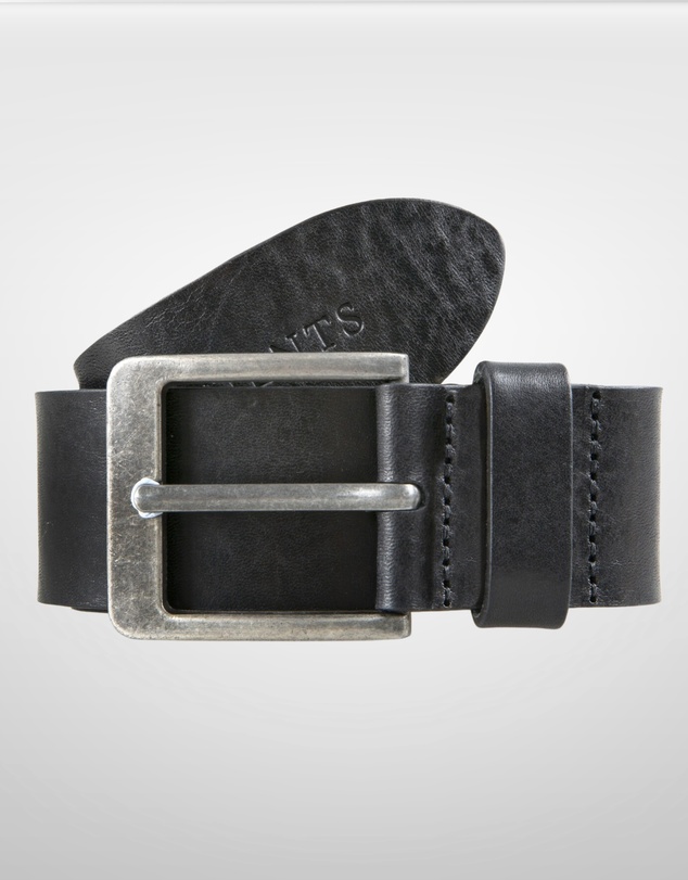 DENTS - Heritage Full Grain Leather Belt with Antique Pewter Buckle