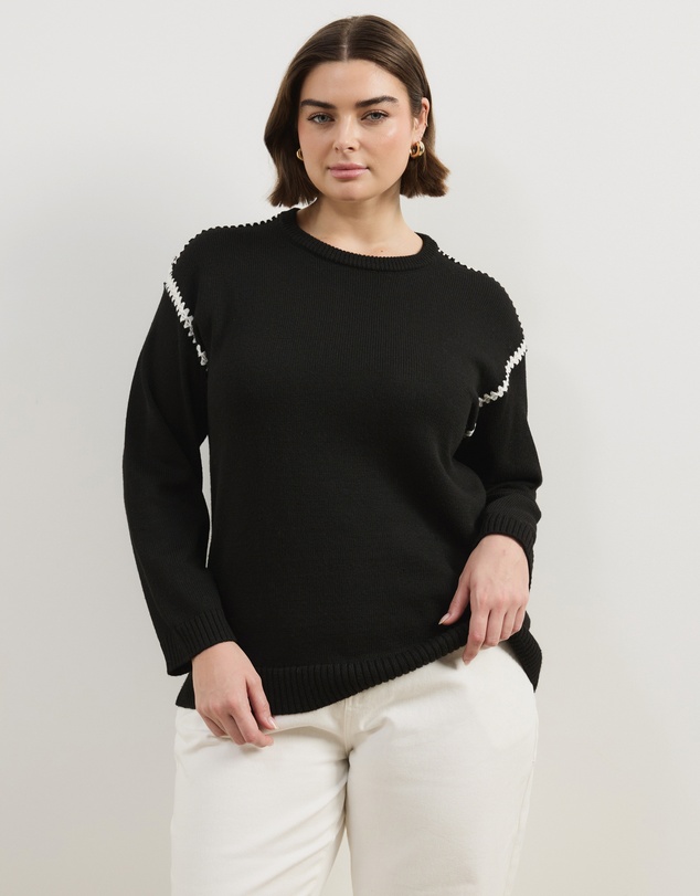 Atmos&Here Curvy - Maisie Oversized Sweater