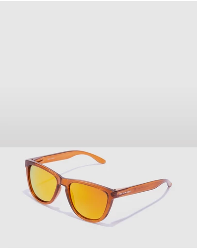 Hawkers Co - Polarized Brown Black One Raw Sunglasses for Men and Women UV400