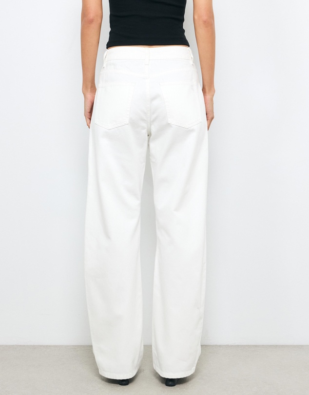 AERE - Mid Rise Curve Leg Jeans