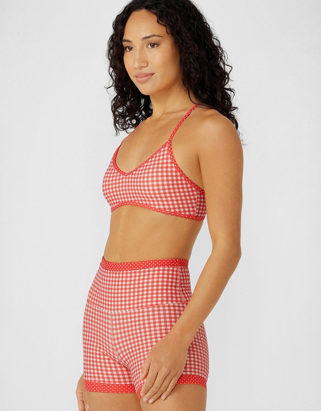 Lorna Jane - Coucou Gingham Sports Bra