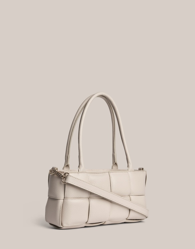 VESTIRSI - Margot Ivory Woven Baguette