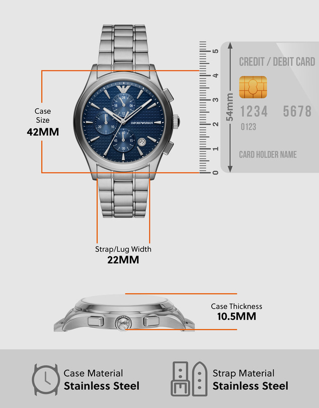 Emporio Armani - Emporio Armani Silver Watch AR11528