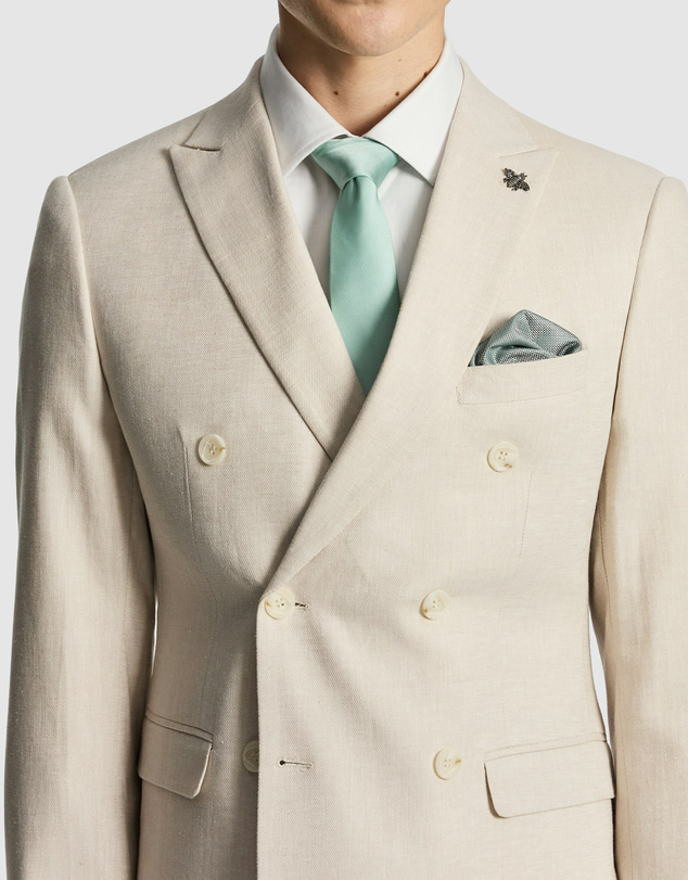yd. - Carter Double Breasted Suit Jacket