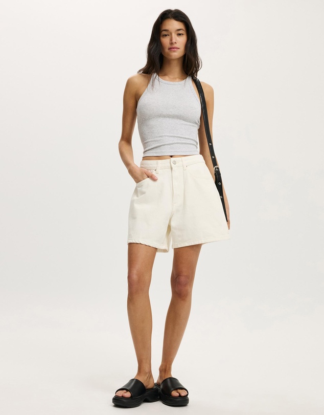 Cotton On - High 90s Denim Shorts