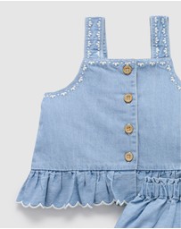 Purebaby - Chambray Set -Kids-Babies