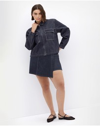 City Chic - Denim Utility Jacket