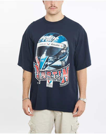 Vintage by The Real Deal - Pre Loved - Vintage 90s NASCAR Racing 'Mark Martin' Tee