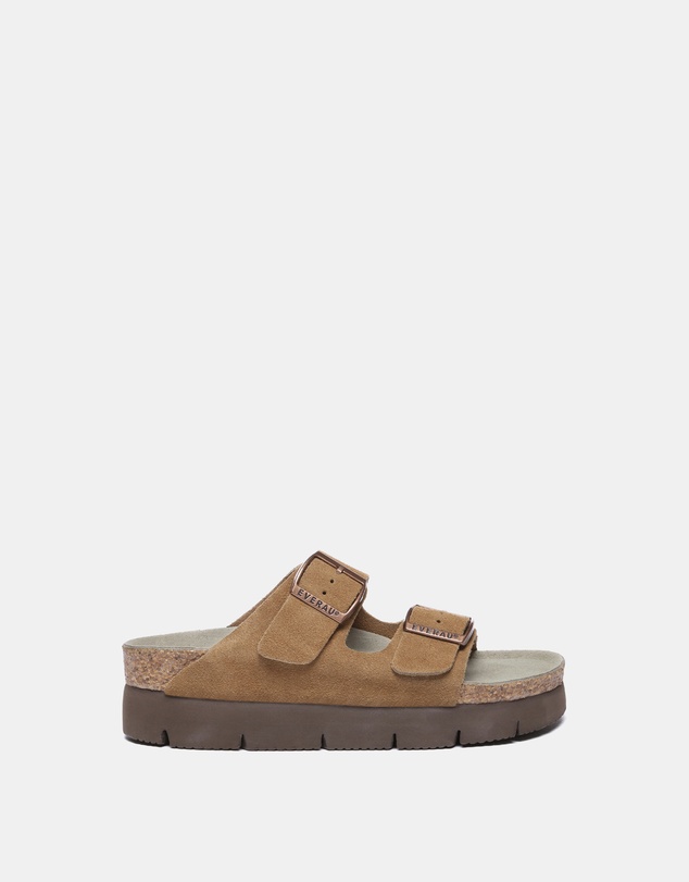 EVERAU - EverAU Ugg Sandal Platform Cow Suede Upper Sandals