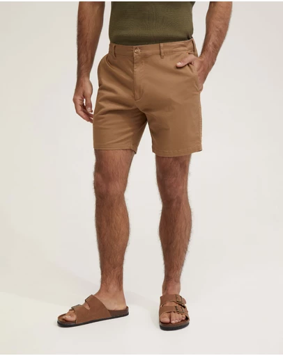 Oxford - Tom Cotton Stretch Shorts