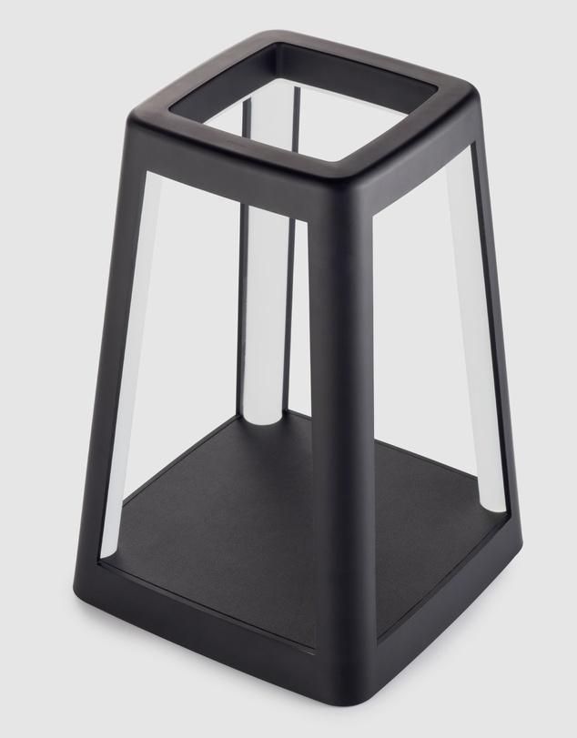 Lexon - Lexon Lantern Portable Lamp With Built-In Wireless Charger - Black