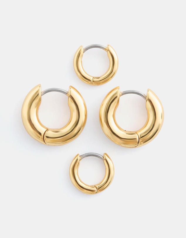 & Other Stories - Chunky Hoop Earring Set