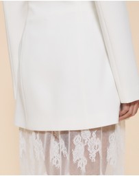 CHANCERY - Jordie Maxi Lace And Suiting Dress