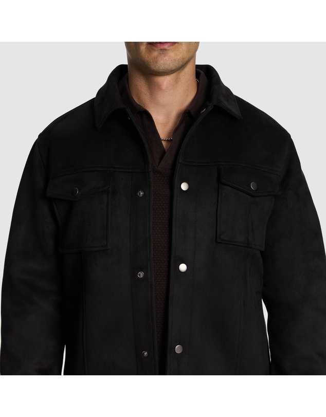 yd. - Focus Faux Suede Jacket