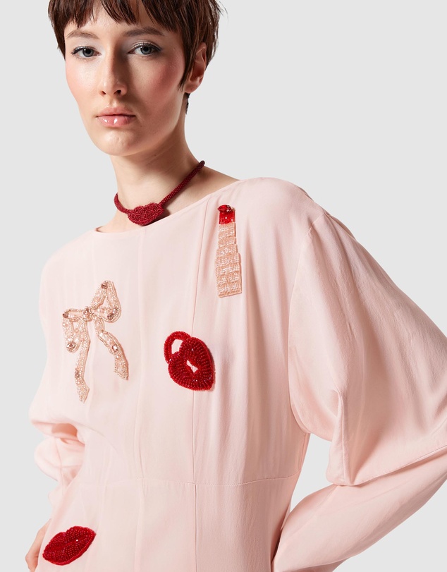 & Other Stories - Bead-Embroidery Maxi Dress