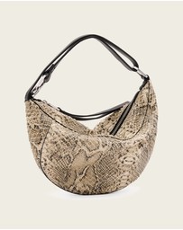 AllSaints - Luna Micro Snake Bag