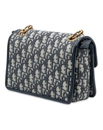 Pre-Loved by Azura Reborn - Pre-Loved Oblique Canvas CD Lock Chain Flap Crossbody