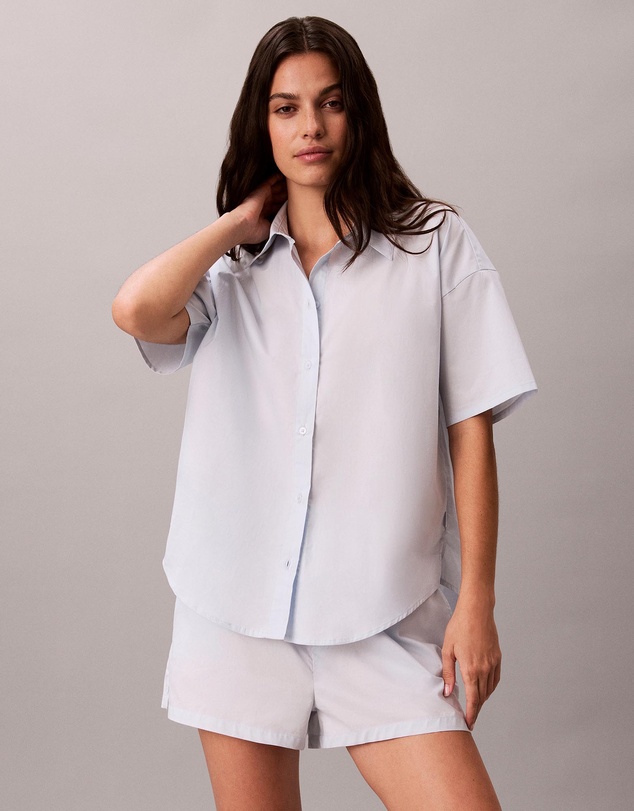Calvin Klein - Cotton Poplin Short Pyjama Sets
