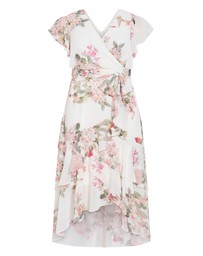 City Chic - Demure Floral Maxi Dress