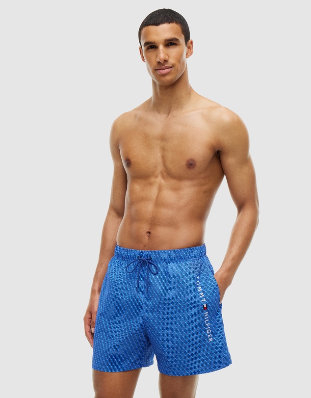 Tommy Hilfiger - Original Print Mid Length Swim Shorts