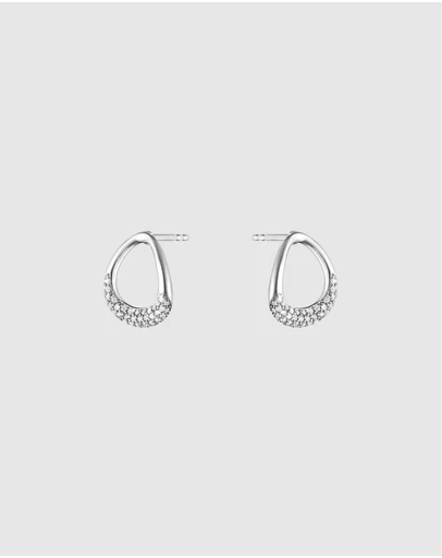 Georg Jensen - Offspring Earstuds with Diamonds