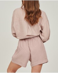 Carlotta + Gee - 100% Linen Shorts