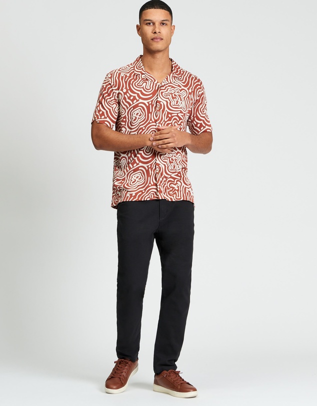Ben Sherman - Dancer Geo Print Short Sleeve Shirt