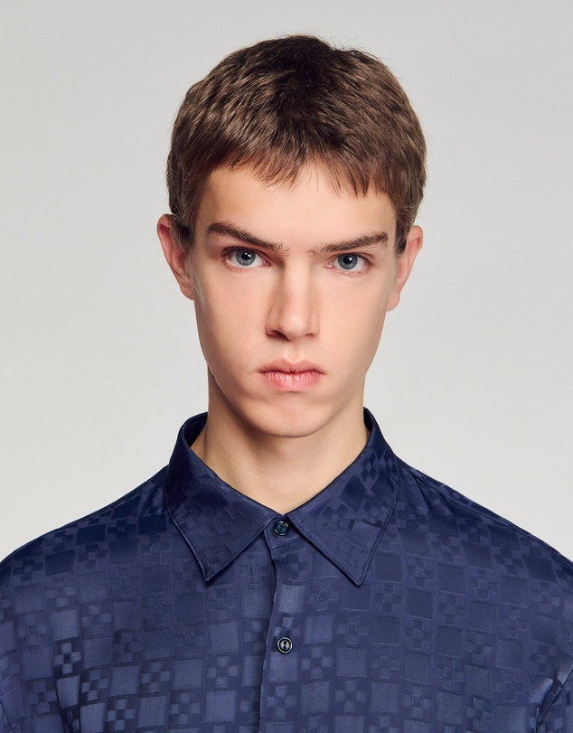 Sandro - Jacquard Cross Mc Shirt