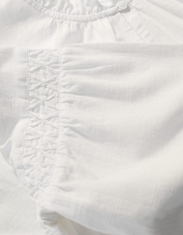 Seasalt - Seasalt Cornwall White Gwel Long Sleeve Top