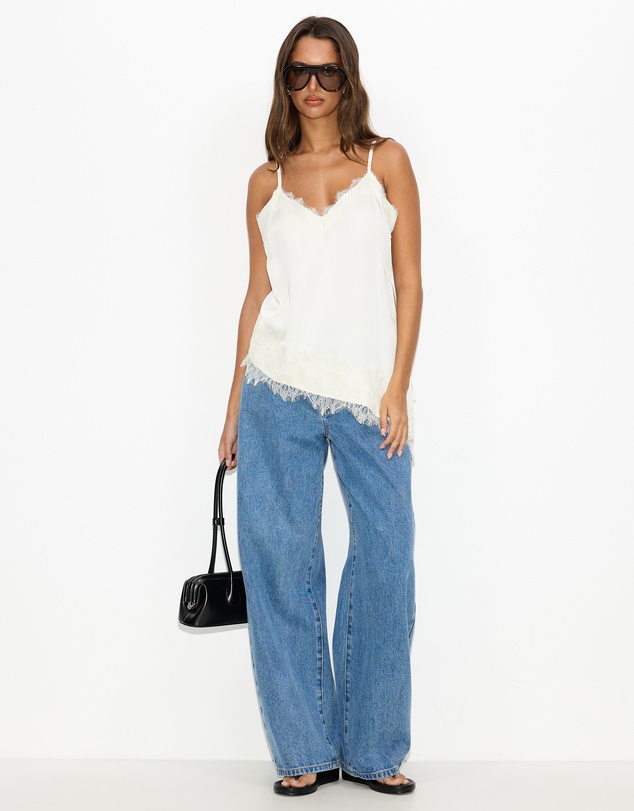 Dazie - Camille Lace Top