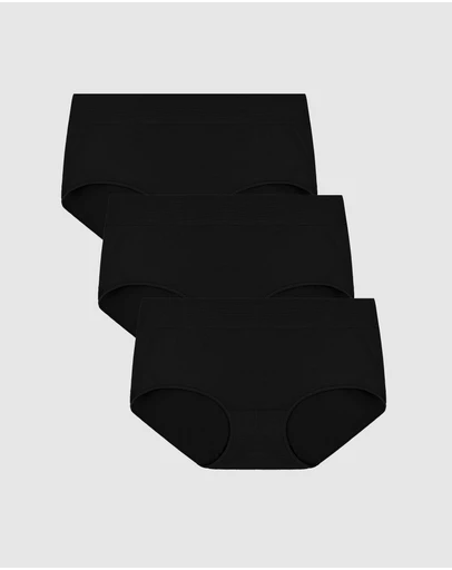 B Free Intimate Apparel - Sleek Midi Brief - 3 Pack
