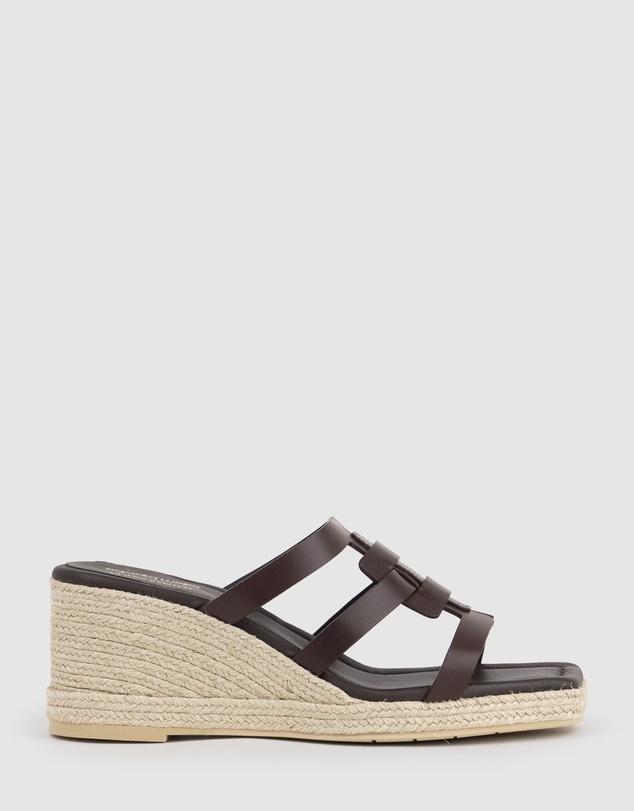 Edward Meller - MADERE Square Toe Slide Espadrille