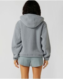 Lorna Jane - Teddy Sherpa Zip Thru Hoodie