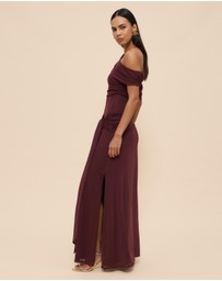 CHANCERY - Margot One Shoulder Drape Maxi Dress