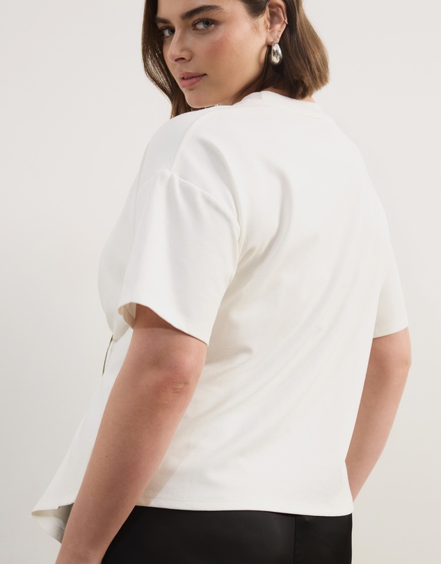 Atmos&Here Curvy - Zulu Trim T-Shirt