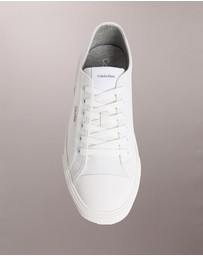 Calvin Klein - Alvaro Cotton Canvas Logo Trainers