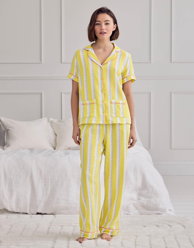 Chelsea Peers - Stripe Long Pyjama Set